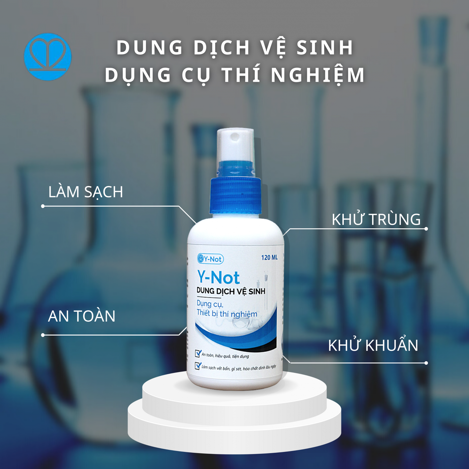 dung dịch vệ sinh dụng cụ, thiết bị thí nghiệm