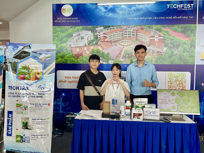 Đại diện Công ty TECHTRA tại Techfest Việt Nam 2022