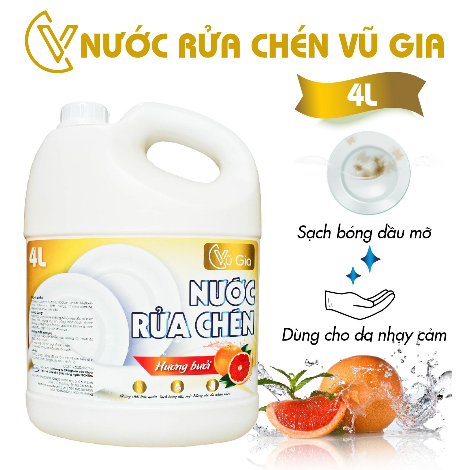 Nước rửa chén Vũ Gia